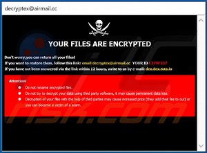Dex Ransomware