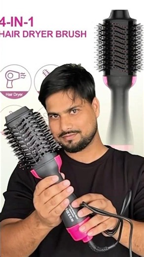One Step Hair Dryer Brush Review 😍 | Hair Dryer Comb Demo & Test
