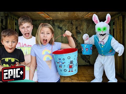 Zombie Easter Bunny on Camera + Creepy Egg Hunt - Epic+