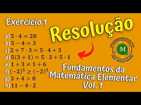 Exercício 1 | Noções de Lógica - Proposições | Fundamentos da Matemática Elementar | Vol.1