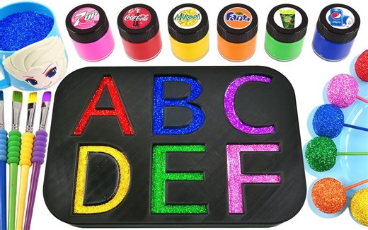 神奇！6种颜料使用魔法变成6种颜色的玩具！