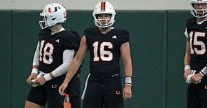 Photos: Spring practice No. 1