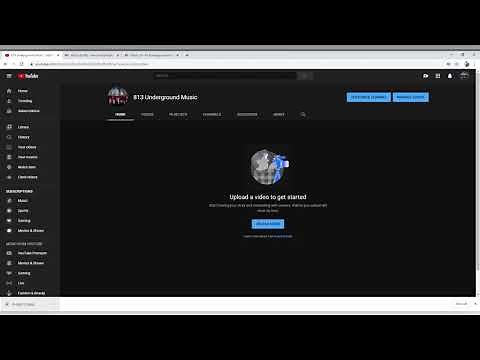 How to connect your personal youtube channel to your topic/artist channel