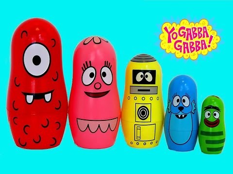 The Yo Gabba Gabba Nesting Dolls Surprise Toys and Play-Doh, Video 186