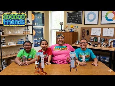 We Built Real Robots & a Bubble Machine! | Goo Goo Friends TV Show for Kids