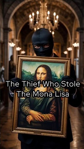 The Man Who Stole the Mona Lisa: Vincenzo Peruggia! #art #history #monalisa