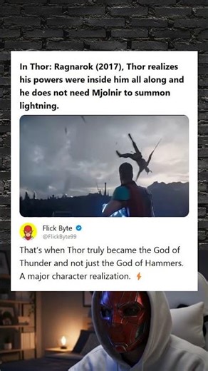 Thor Ragnarok 2017 Thor Realizes His Power Was Inside Him All Along