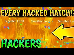 💰HACKER💰 HATCHES THE RAREST SECRETS! EVERY HACKED HATCH! BUBBLE GUM SIMULATOR!