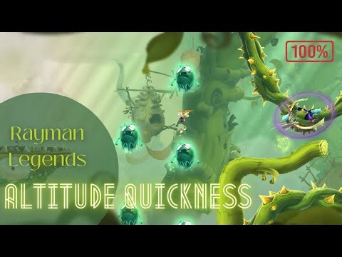 🌪️ Rayman Legends – Altitude Quickness 100% | All Teensies & Gold Medal! ⚡🏆
