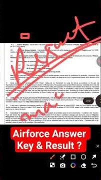 Airforce XY Group Answer Key & Result 2026 | Cut Off 🔥 | Official Update | Safe Score & Next Step 💯