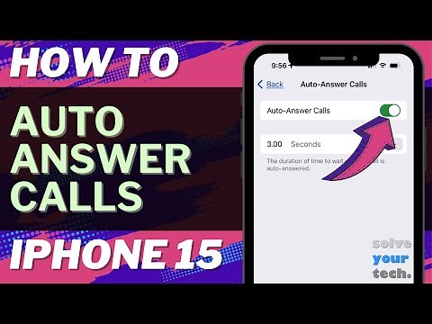 How to Auto Answer Calls on iPhone 15