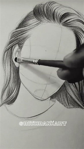 How to draw a face #drawing #drawingprocess #art