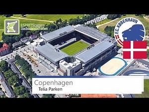 Telia Parken / Parken Stadium | F.C. Copenhagen | DNK football team | UEFA Euro 2020 | Google Earth