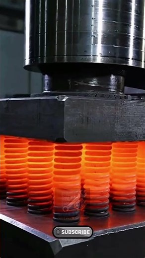 Mass Coil Compression Heat Treating This Array Is Wild