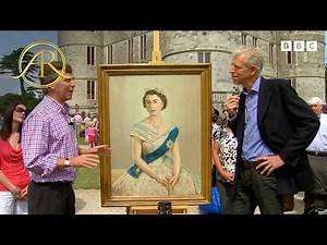 ‘Glamorous’ 70-Year-Old Queen Elizabeth II Portrait Worth Four Figures | BBC Antiques Roadshow UK