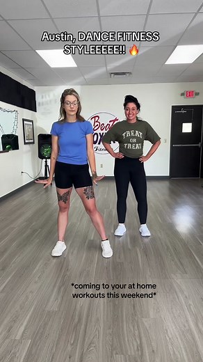 In the workout library in an all cardio workout!! 🩷🩷 #beatboxingfitness on the app store for full 30/45 min workouts with us.. #dancefitness #weightloss #app #workout #athomeworkout #cardio #fitness