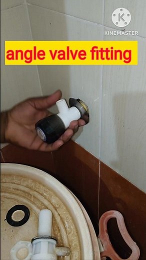 Easy Angle Valve Installation –#shorts #home repair #angle cock