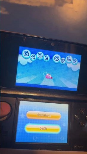 Kirby Triple Deluxe game over