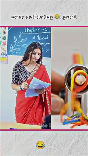 Cheating Chaos Strict Ma'am Ruins Everything 😂|School Exam Drama |#shorts #CheatingInExam #ExamFunny