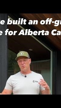 How we built an off-grid tiny home for Alberta Canada!