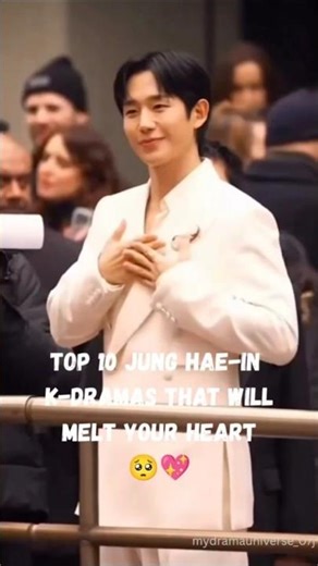 Top 10 Jung Hae in Kdrama that will melt your heart🤔#explorepage#kdrama#shorts#youtube#koreandrama