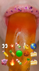 1.1M views · 10K reactions | Can You Guess These Strange Foods? ASMR EMOJI FOOD CHALLENGE part 4 | Satisfying Lips | Facebook