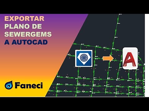 EXPORTAR PLANO DE SEWERGEMS A AUTOCAD✅
