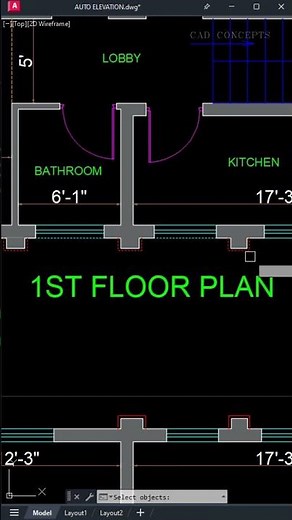 AutoCAD Multi Floor Elevation in ONE CLICK 🔥 | Powerful LISP Automation