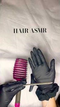 FALLING ASLEEP ASMR 🌙 | HAIR ASMR | NO TALKING #hair #relax #relaxing #tingles #shorts #shortvideo