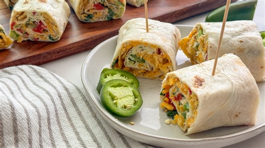 Jalapeño Popper Party Pinwheel Recipe - Tasting Table