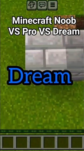 Minecraft Noob VS Pro VS Dream mlg 💀