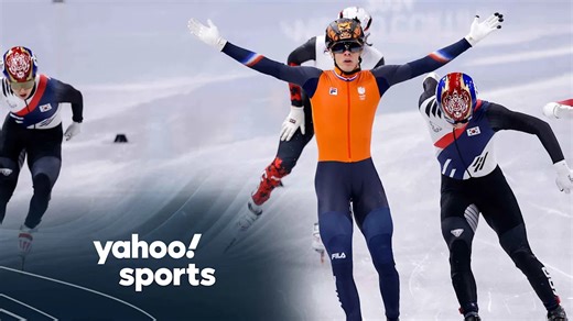 Jens van 't Wout wins another gold on a wild night of short track