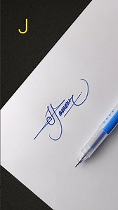 J Signature Making Tutorial | Creative J Letter Signature