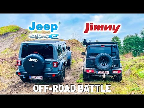 SUZUKI JIMNY VS JEEP WRANGLER 4XE OFFROAD BATTLE