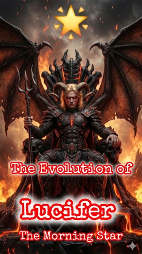 The Evolution of Lucifer 🔥 #evolution #lucifer #history #angel #heaven #mythology