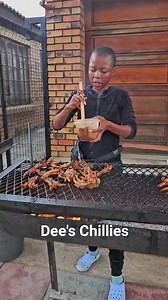 She is selling marinated maotwana at Ext 4 next to Police Station 🚨. #maotwana #sosha #kasihustlers | Kasi Hustlers