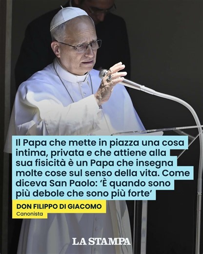 Don Filippo Di Giacomo sulla SALUTE di PAPA LEONE