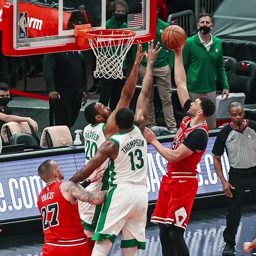 Triple-double for Nikola Vucevic. Seven threes for Coby White. 25 points from Zach LaVine. Big Bulls win last night against the Celtics. | Chicago Bulls