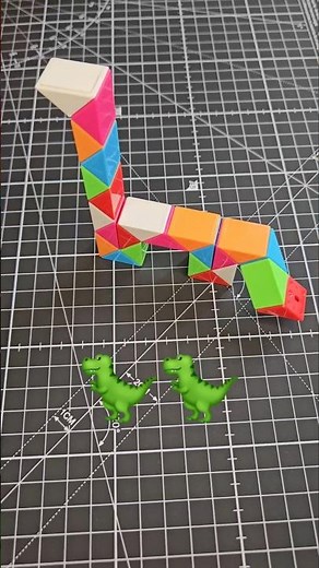 Dino short video #short #magicsnake cube #fidgettoys