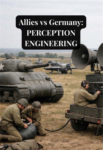 The Ghost Army was real. And it worked. In WWII, the Allies built an army designed to be believed, not fought — using props, sound, and signals German intelligence trusted. Entire troop movements changed because of it. This wasn’t misinformation. It was misdirection. #historytok #wwiistory #militaryhistory #hiddenhistory #psychologicalwarfare