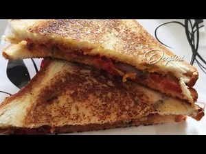 Crunchy onion tomato toast|Toasted tomato sandwich|How to make tomato sandwiches