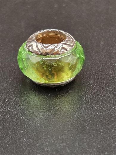 Brighton ABC Peridot Light Green Faceted TRANSPARENCY Charm Bead RETIRED - Etsy