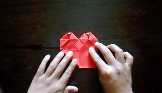 Cómo hacer un corazón de papel: tutorial de origami