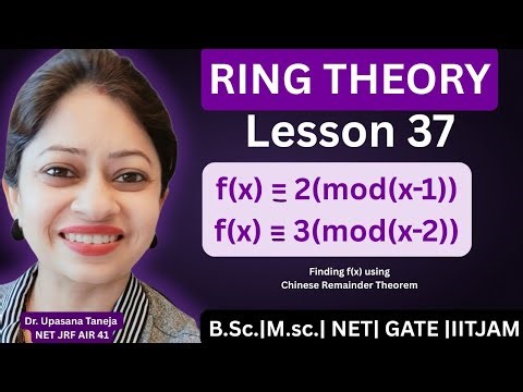 FINDING POLYNOMIAL USING CHINESE REMAINDER THEOREM