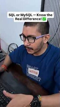 SQL vs MySQL overview #sql #mysql #motivation #dataanlysis #datascience