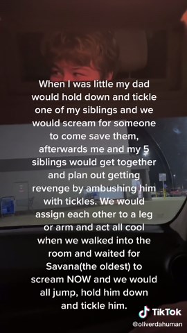 Childhood Memories of Tickling Dad: Revenge Tickle Ambush