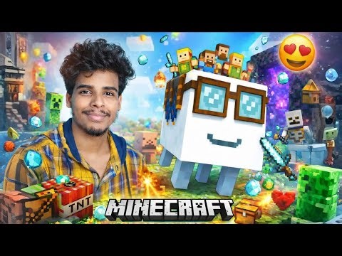 Aaj Dimond House Banayege 🔥🔥 Minecraft Public SMP Playing With Friends #minecraft #minecrafthindi