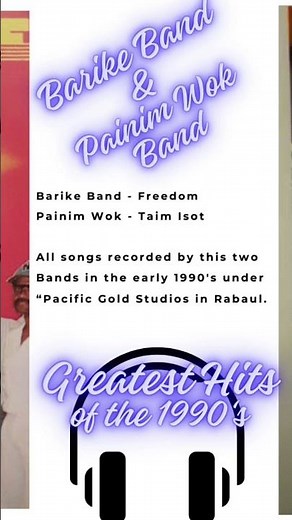 PAINIM WOK & BARIKE BAND Greatest 90's Hits. #music #oldies #painimwokband #barikeband #pngmusic