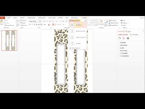 Editing Spines Labels for binders