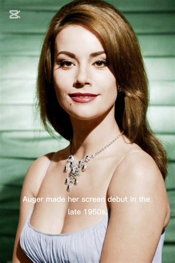 Claudine Auger (1938–2019) was a French actress and model best known internationally for her role as Domino Derval in the James Bond film Thunderball (1965). Born on April 26, 1938, in Paris, she trained at the Conservatoire de Paris, developing a strong foundation in drama before entering the world of cinema. Before acting, Auger gained early public attention when she earned the title of Miss France Monde and was the first runner-up at Miss World 1958, which helped launch her path into internat
